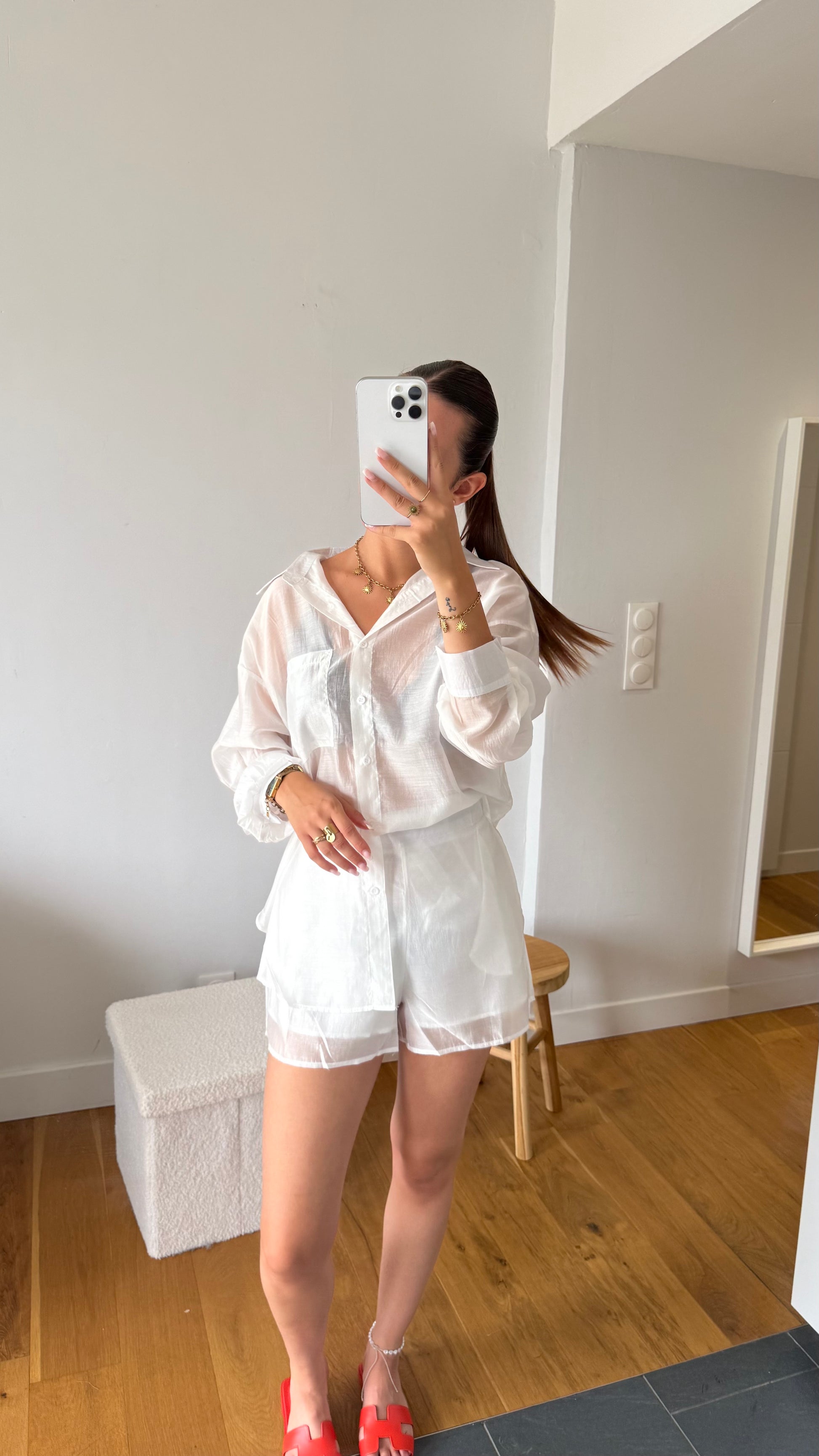 Ensemble Emilia blanc