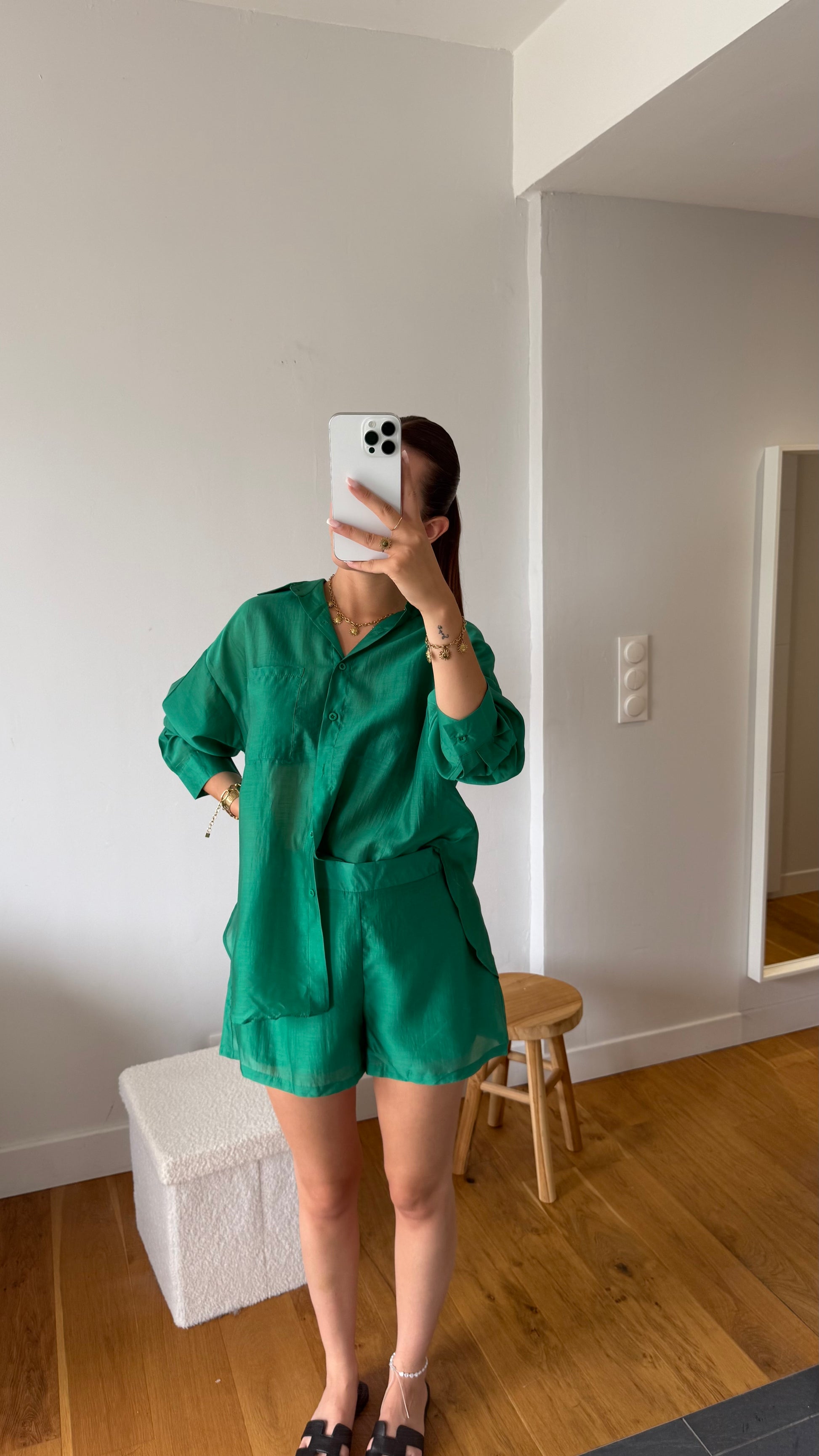 Ensemble Emilia vert