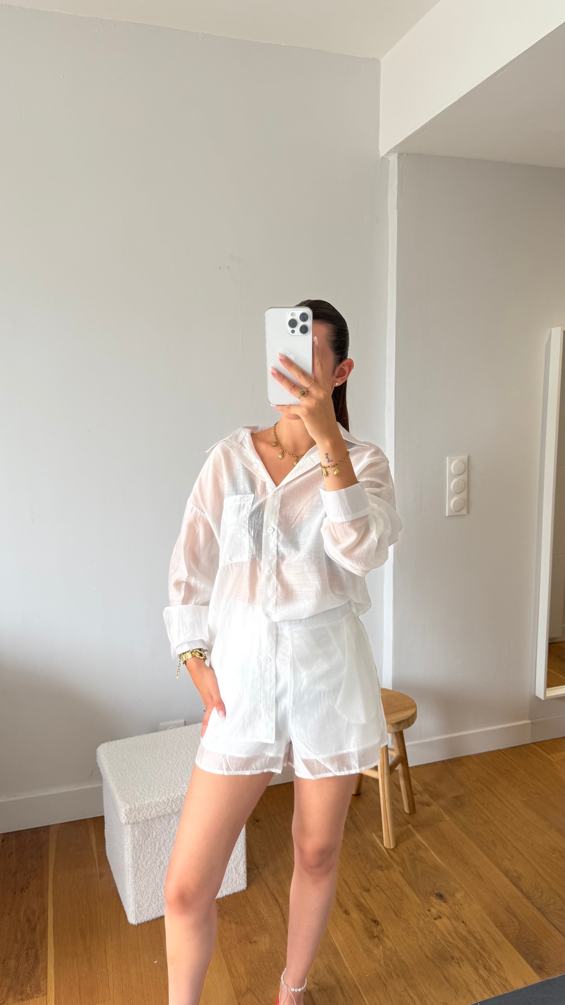 Ensemble Emilia blanc