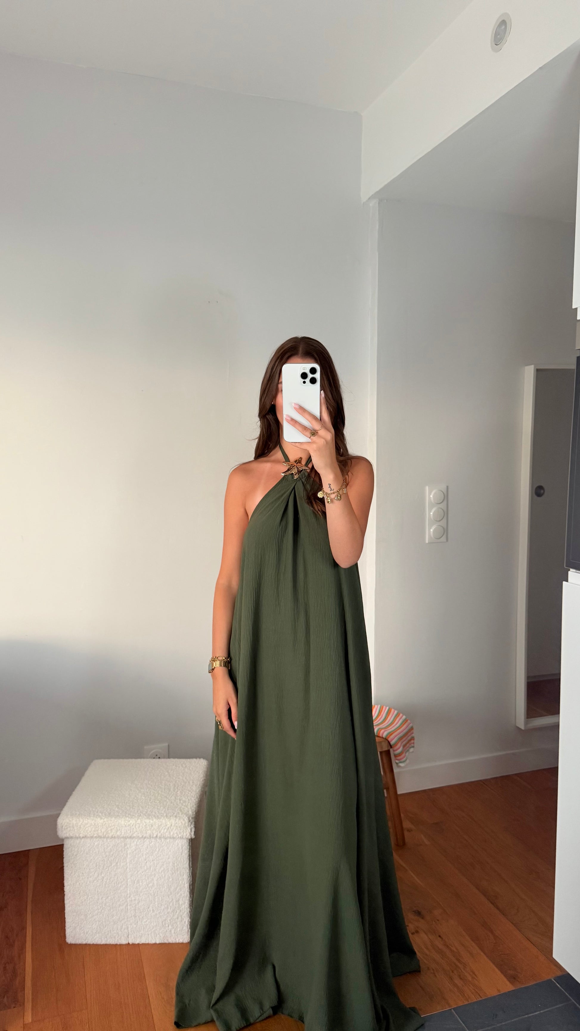Robe Maëva kaki