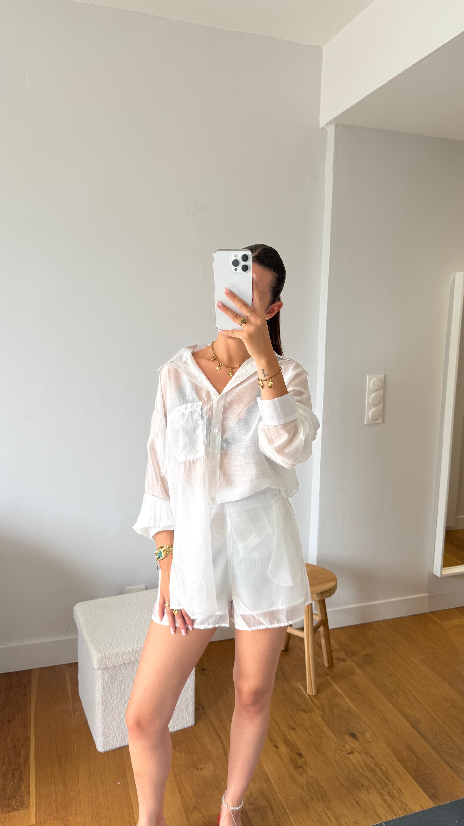 Ensemble Emilia blanc
