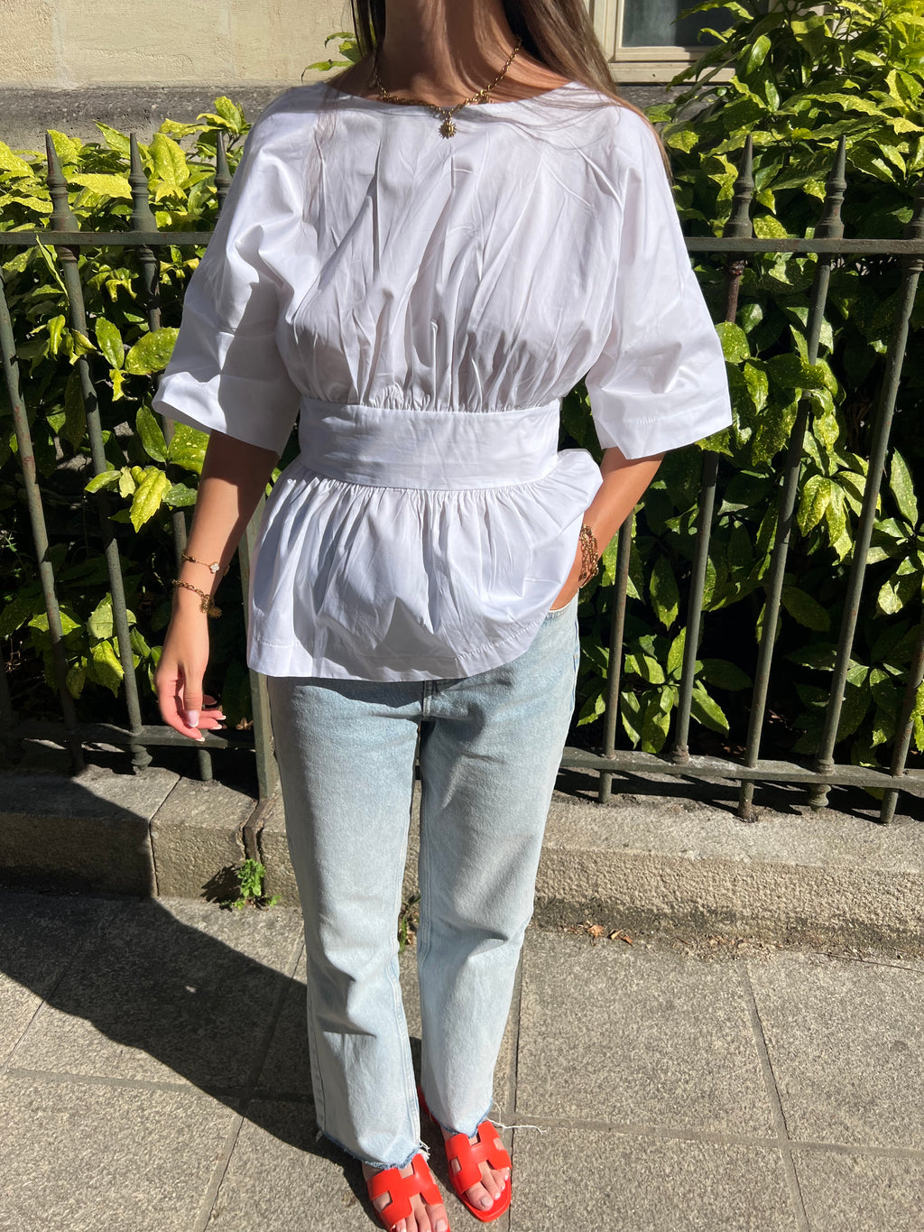 Blouse Maria blanche