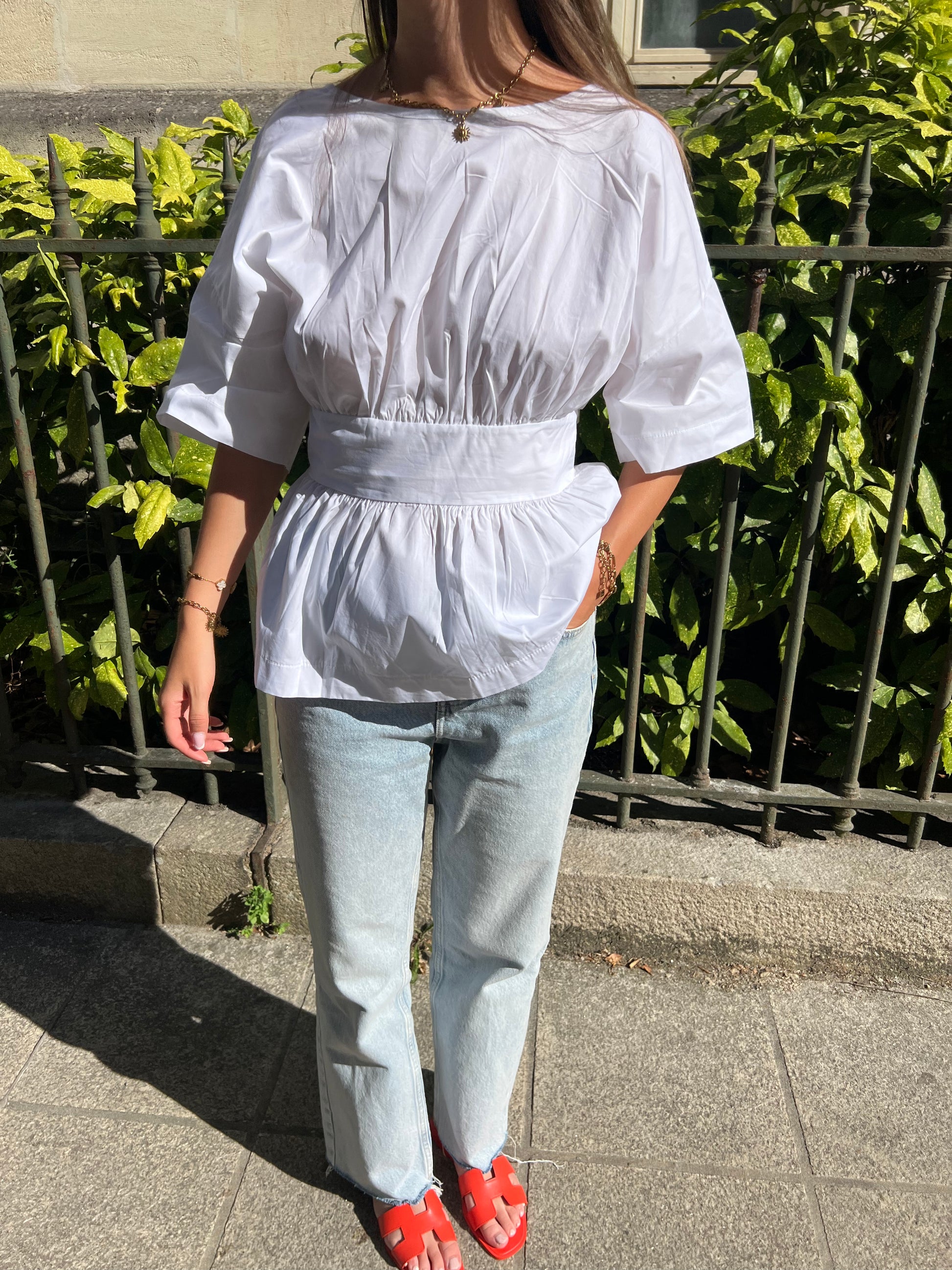 Blouse Maria blanche