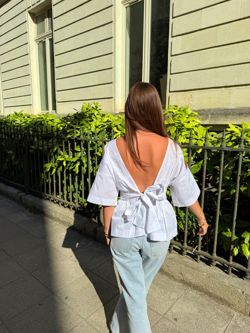 Blouse Maria blanche