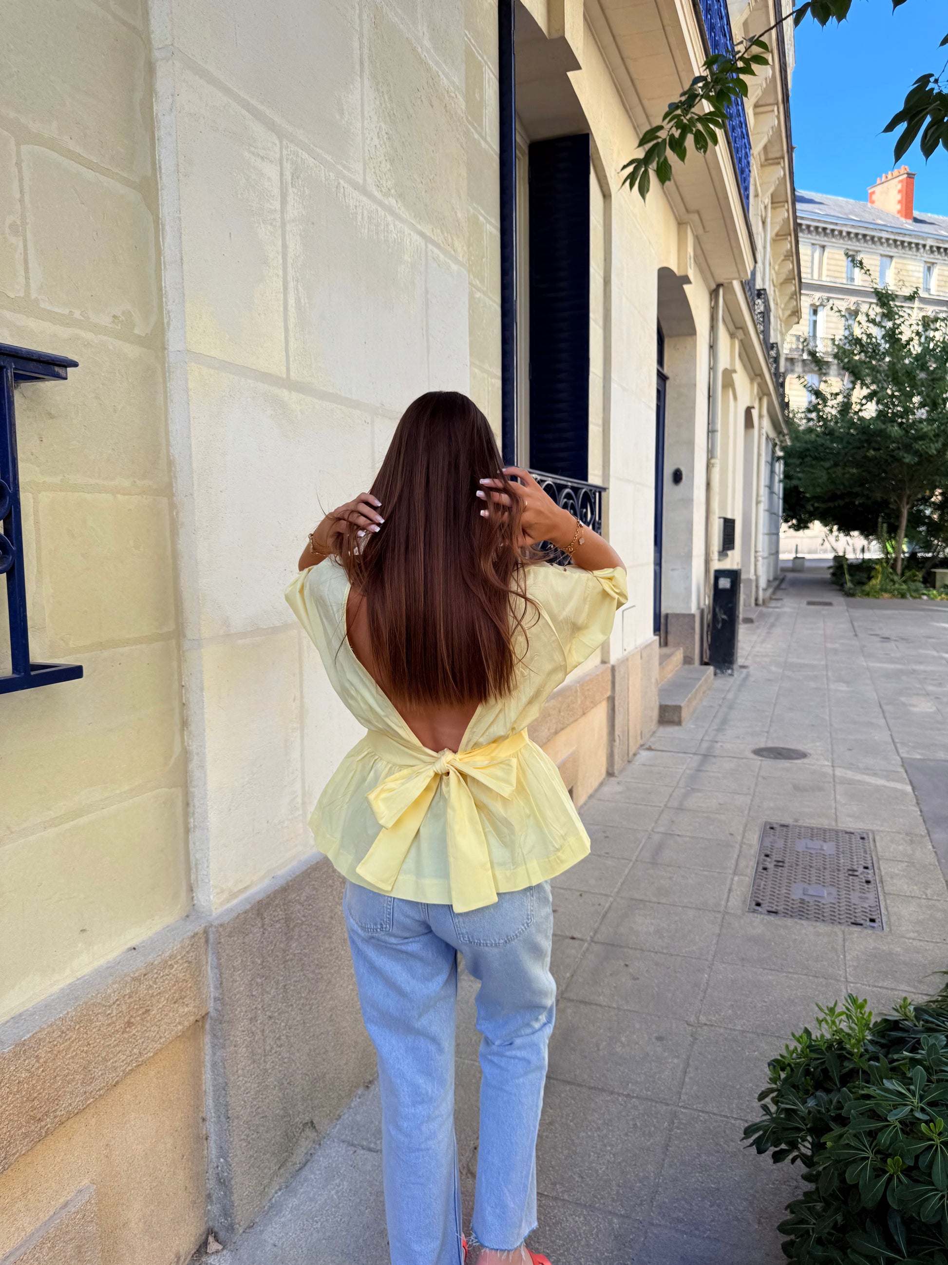 Blouse Maria jaune