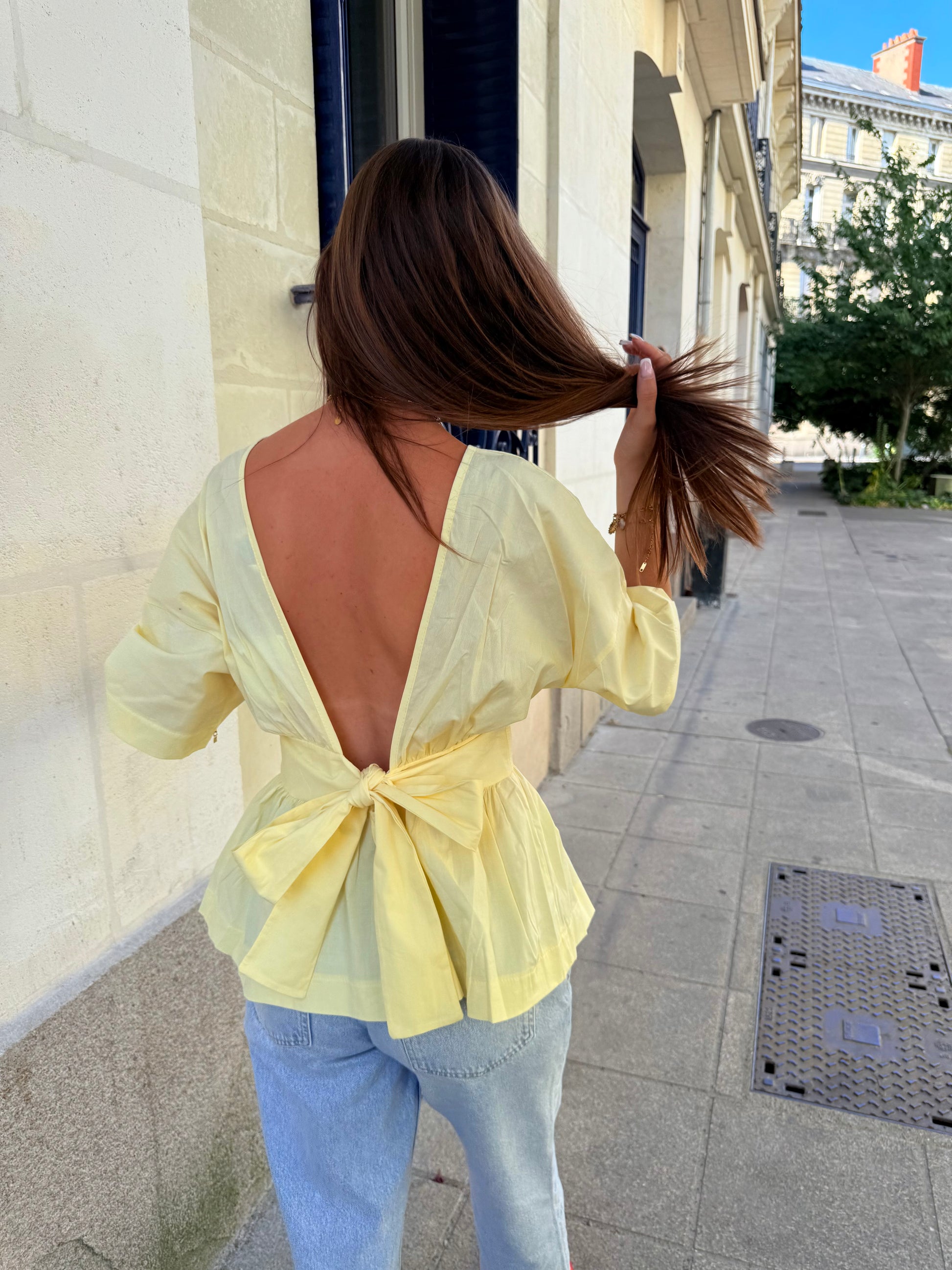 Blouse Maria jaune