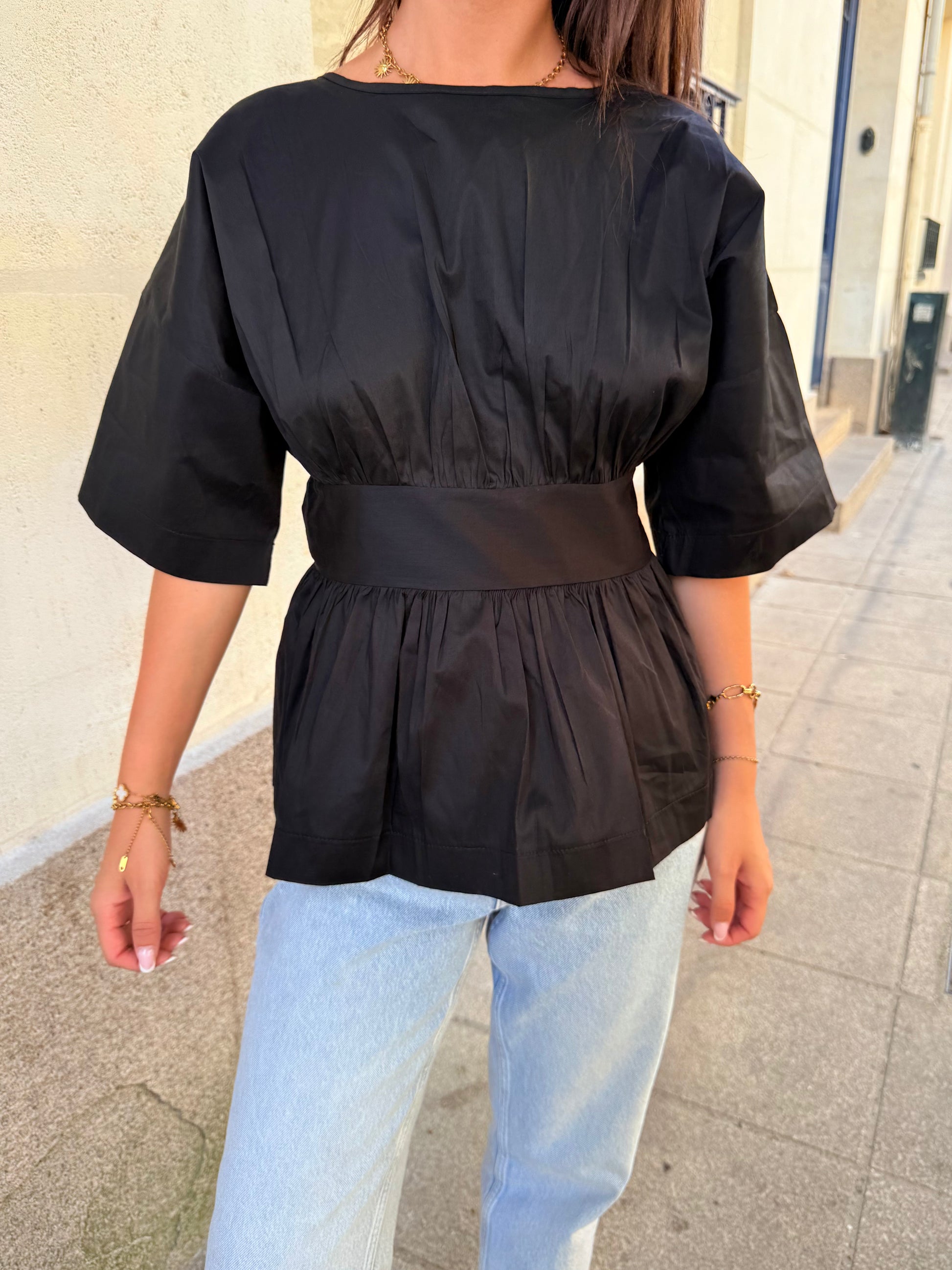 Blouse Maria noire