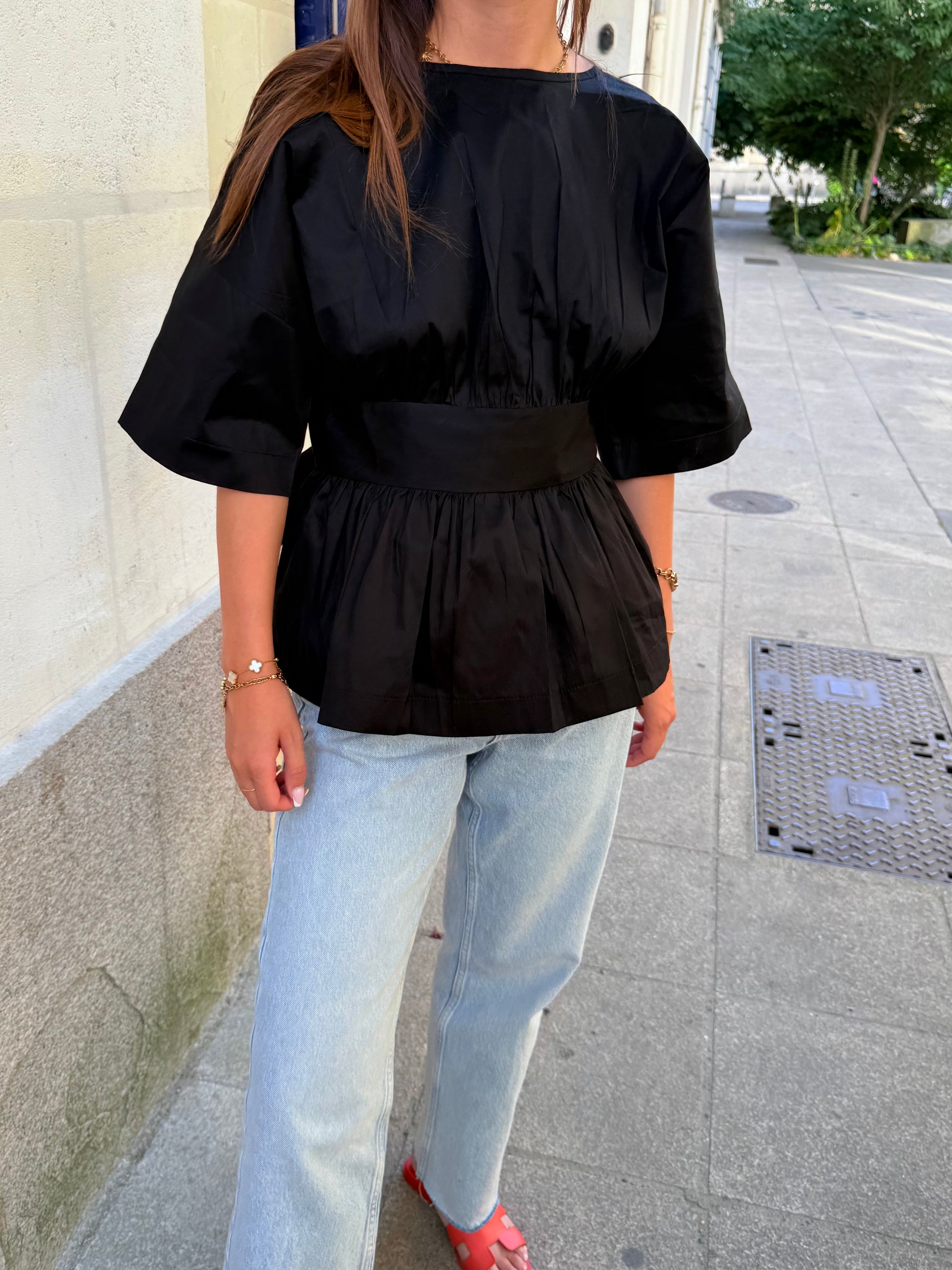 Blouse Maria noire