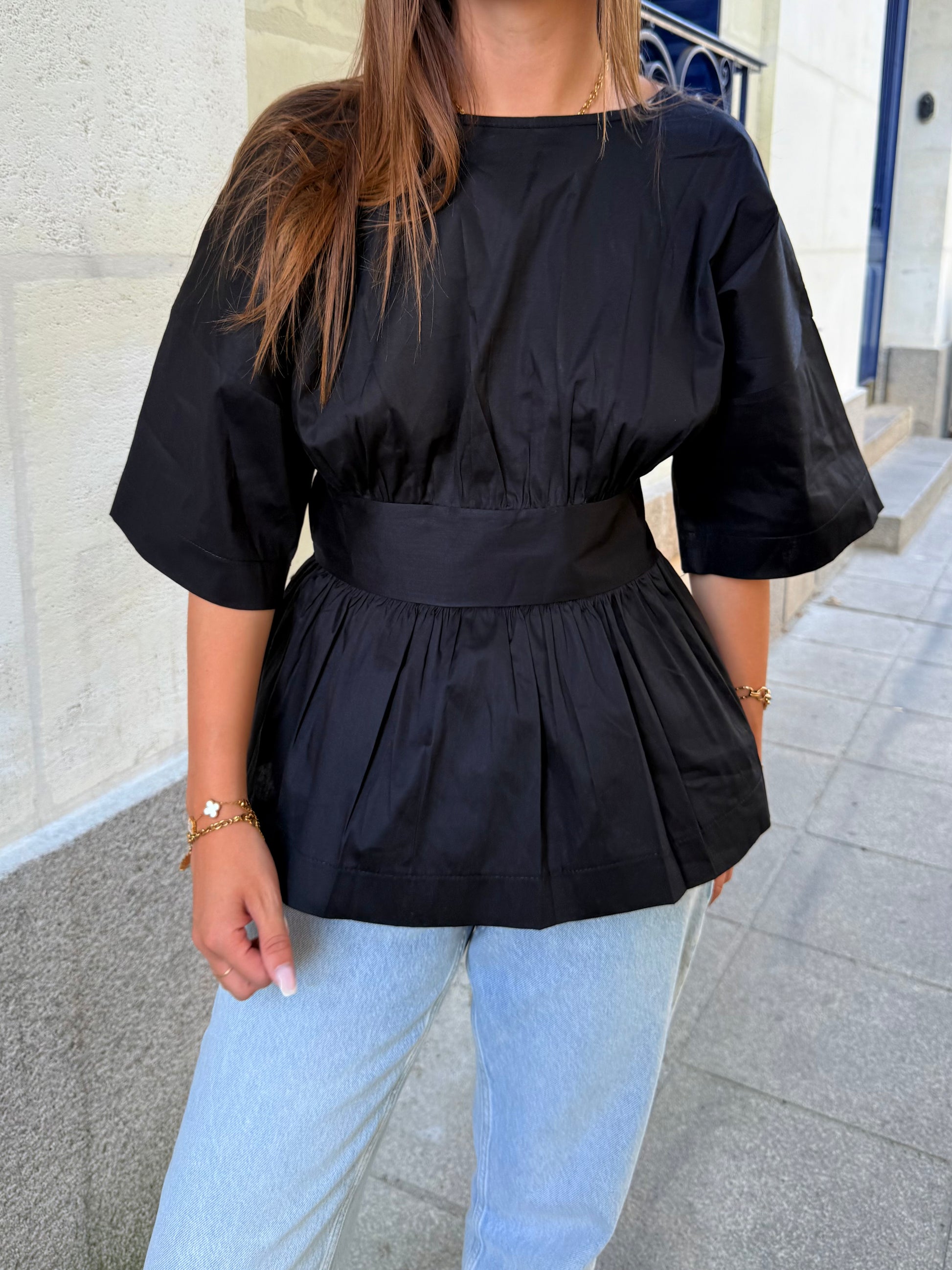 Blouse Maria noire
